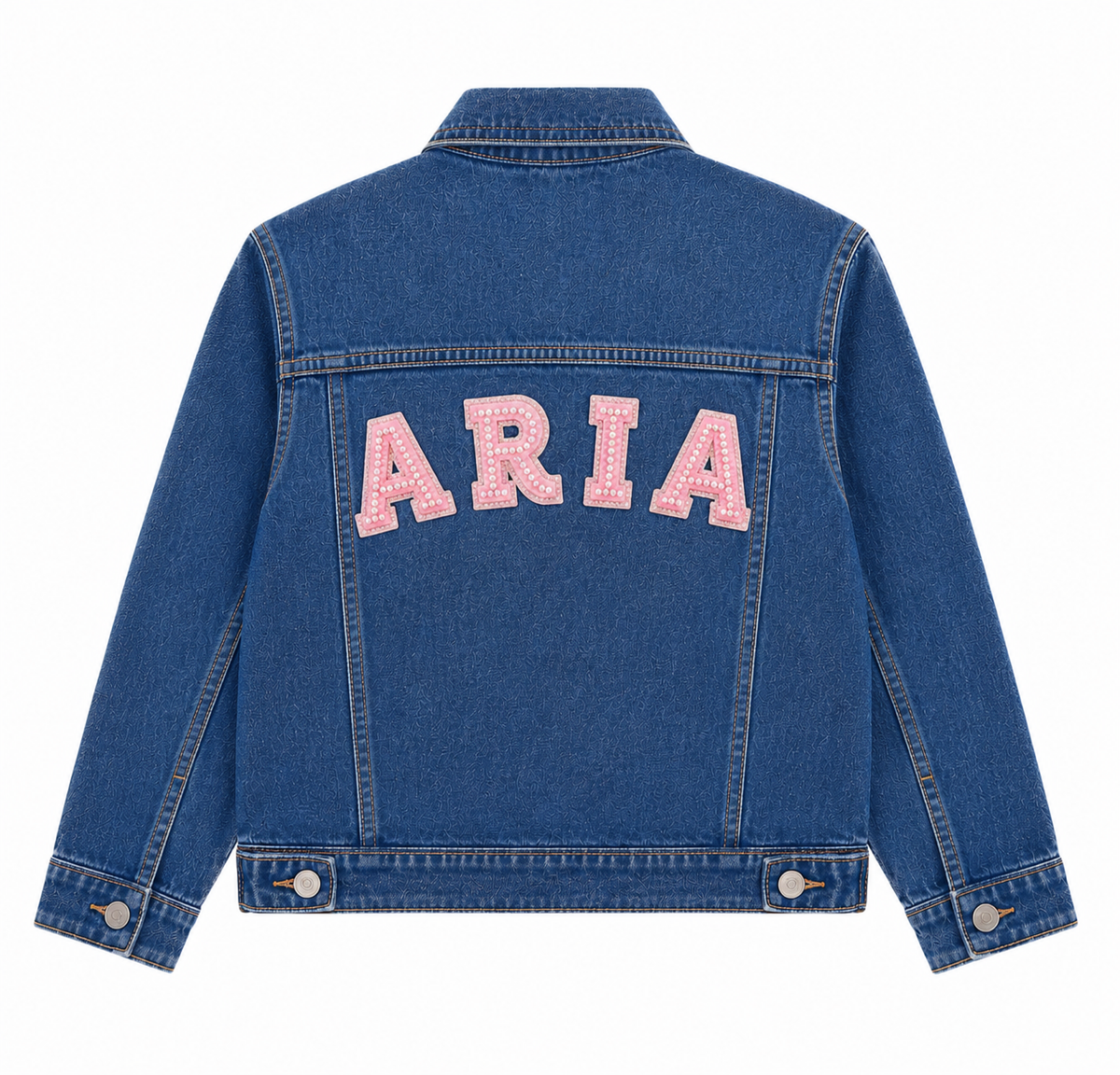 Customized Denim Jacket – Girls (Blue)