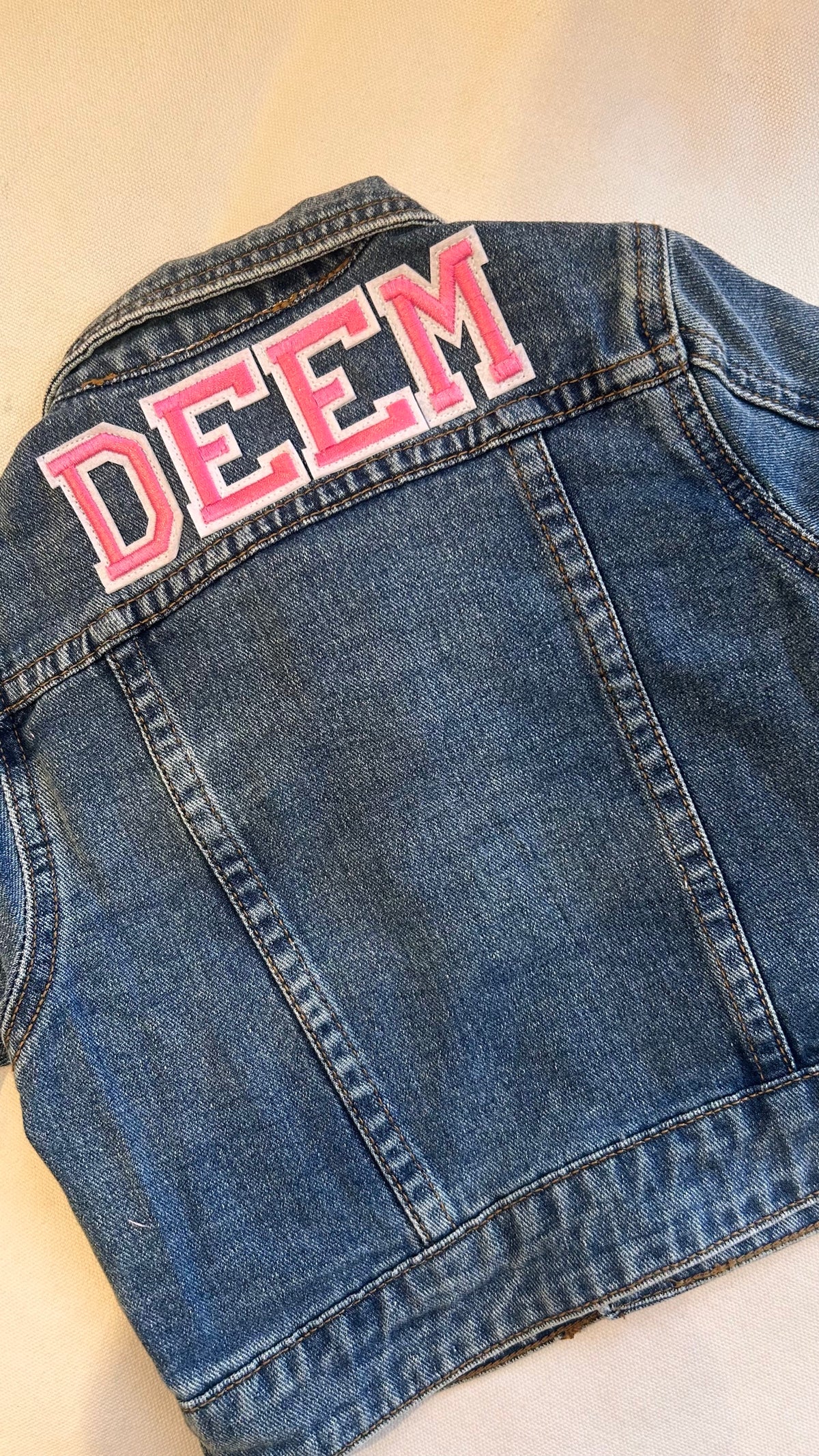 Customized Denim Jacket – Girls (Blue)