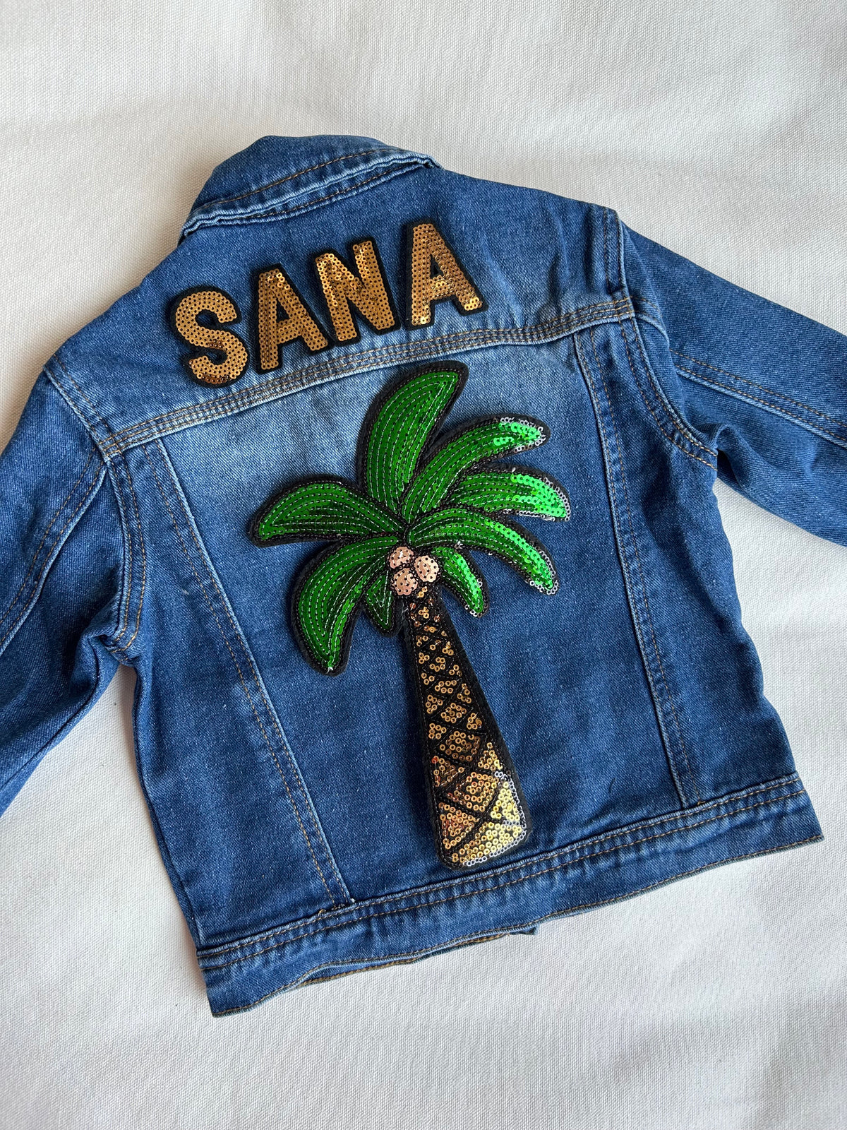 Customized Denim Jacket – Girls (Blue)