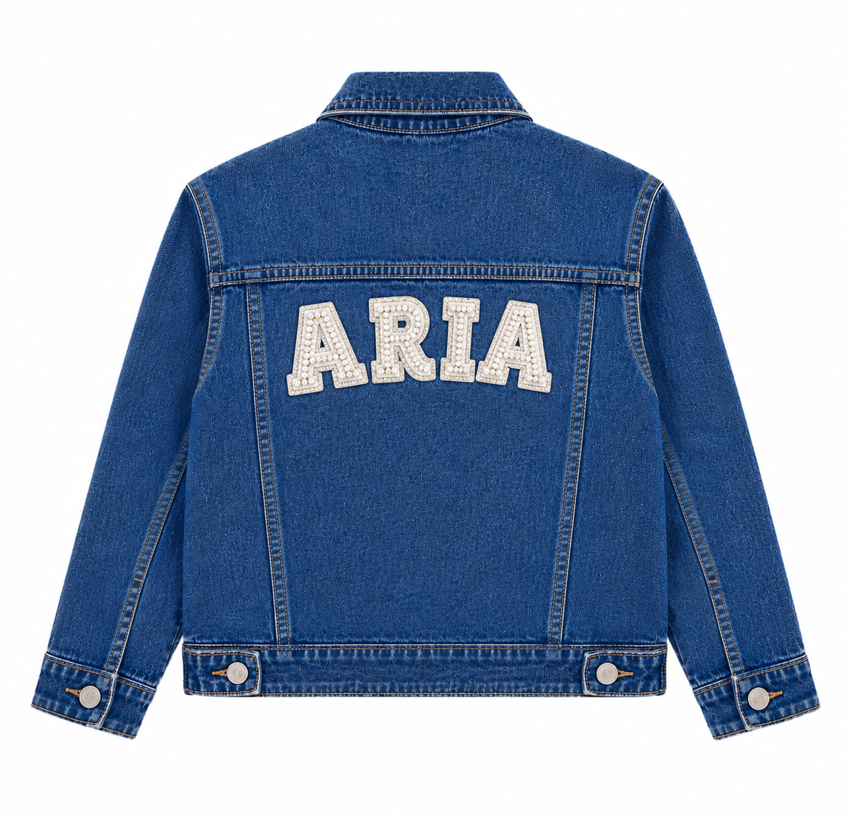Customized Denim Jacket – Girls (Blue)