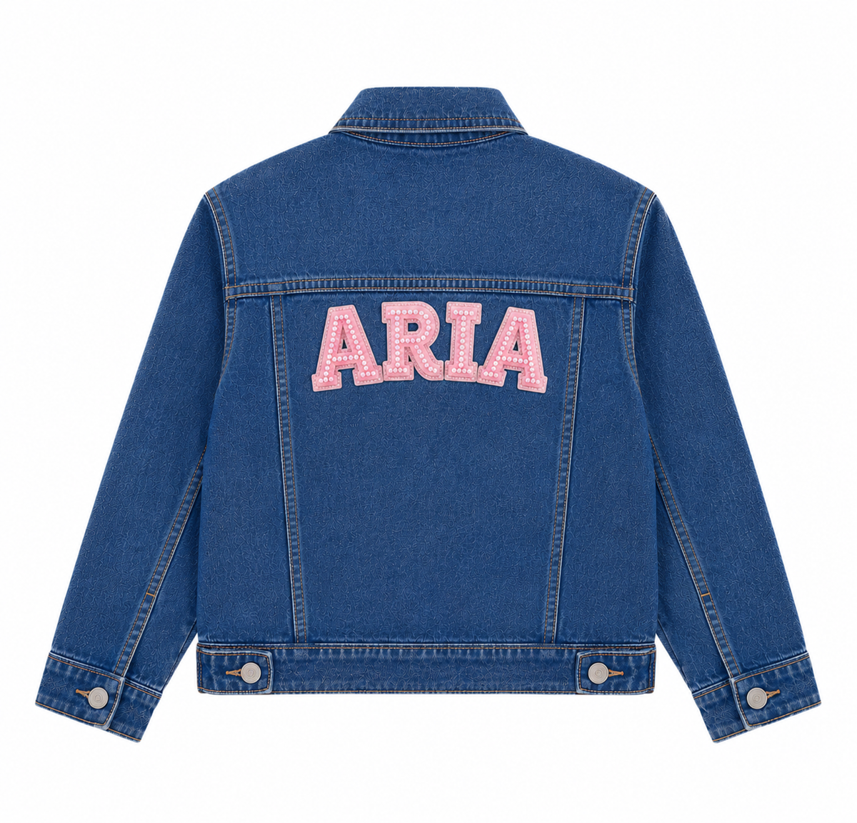 Customized Denim Jacket – Girls (Blue)