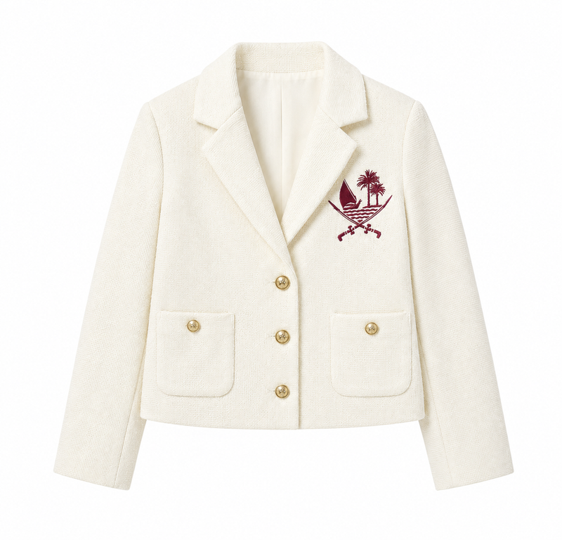 Qatar off white blazer