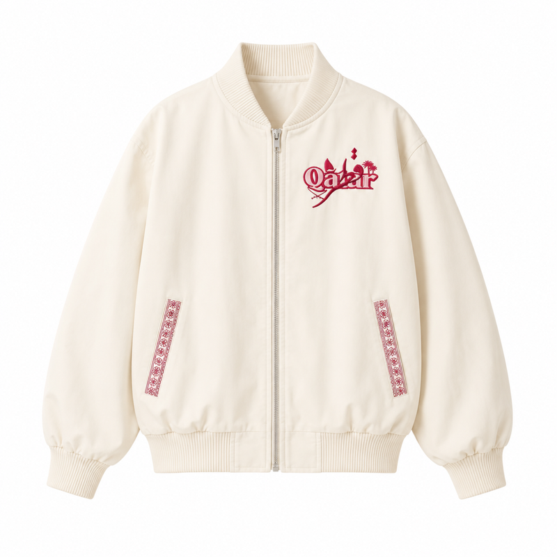 Qatar off white jacket