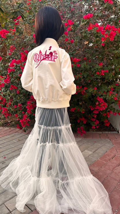Qatar off white jacket