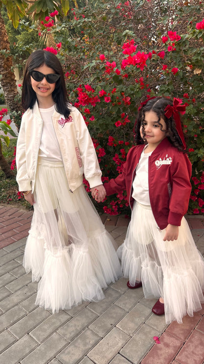 Qatar off white jacket