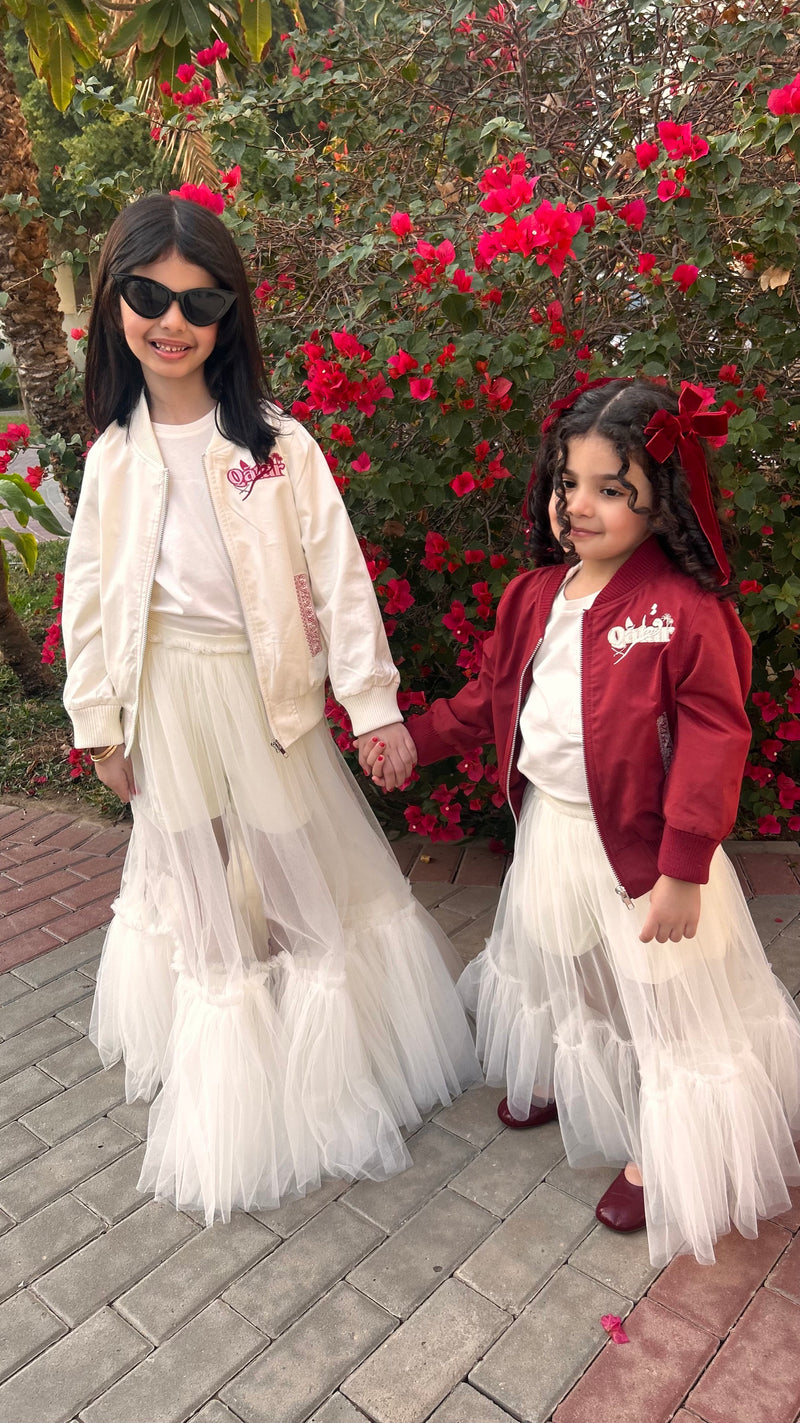 Qatar off white jacket