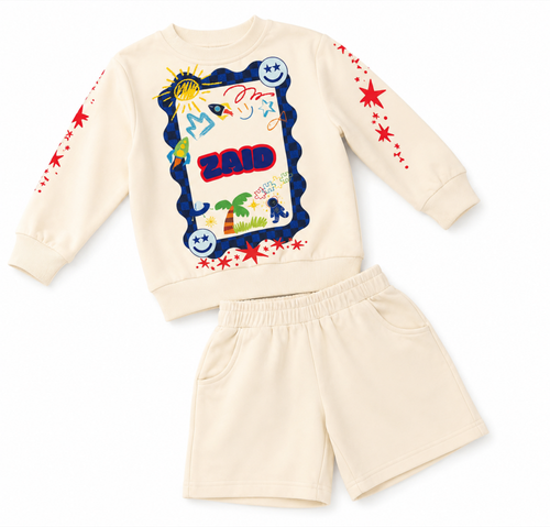 Butter winter fleece set