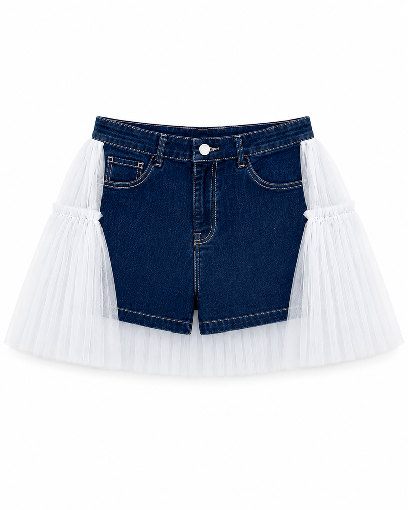 Blue denim shorts with short tulle(1).png