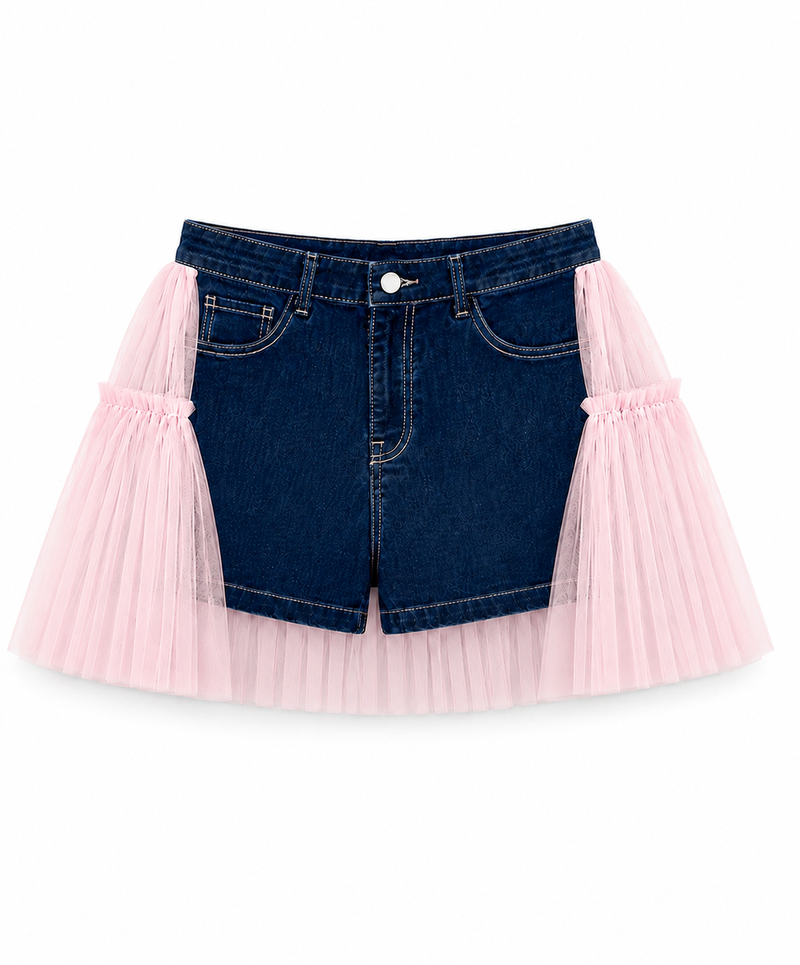 Blue denim shorts with short tulle(1).png