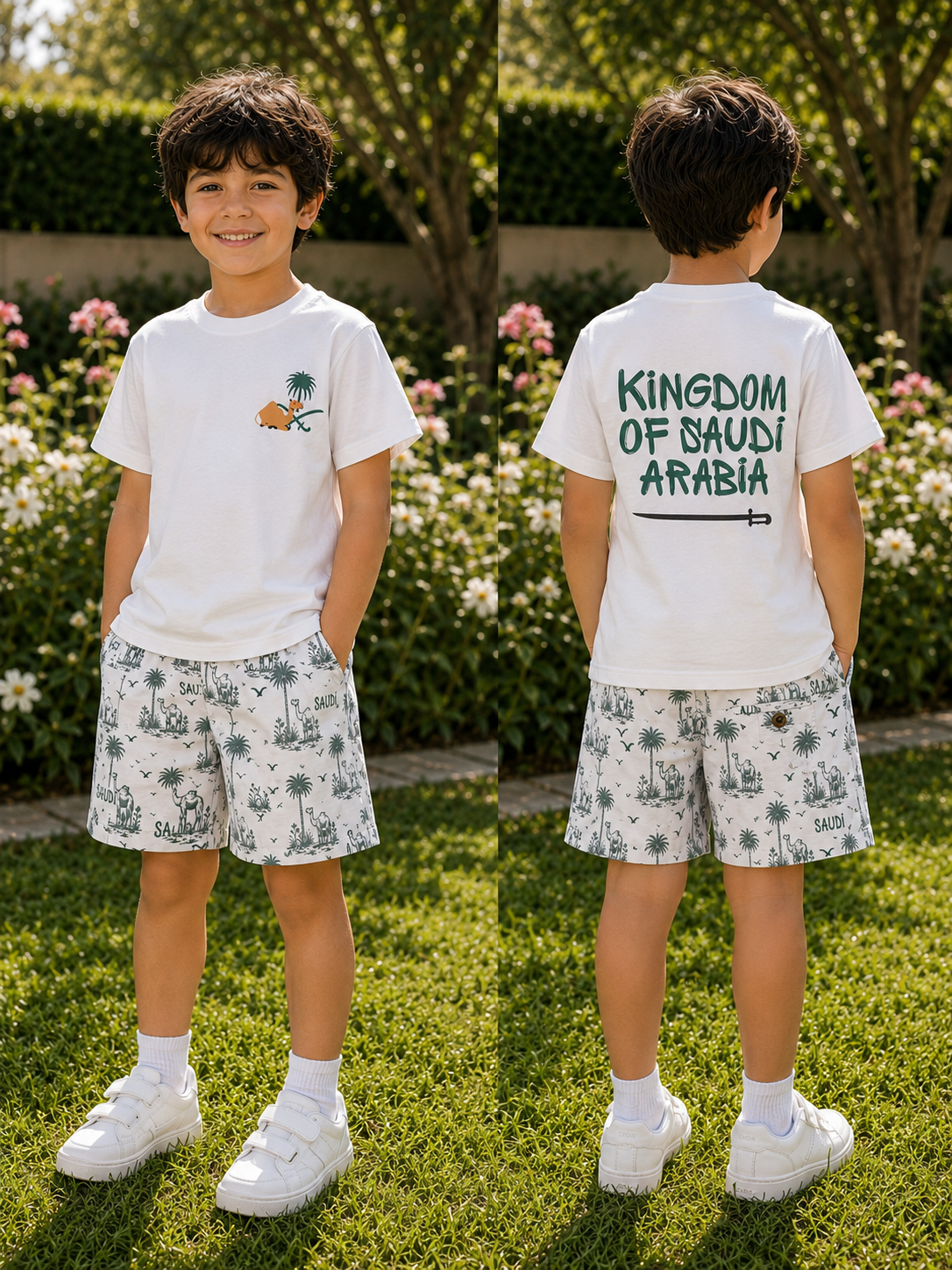 Saudi  denim shorts