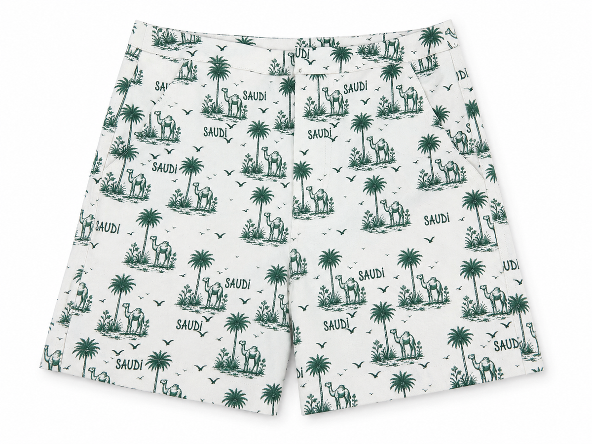 Saudi  denim shorts